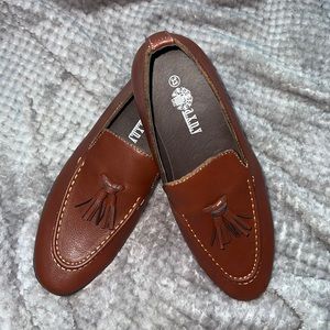 Brown Boys Dress Shoes
